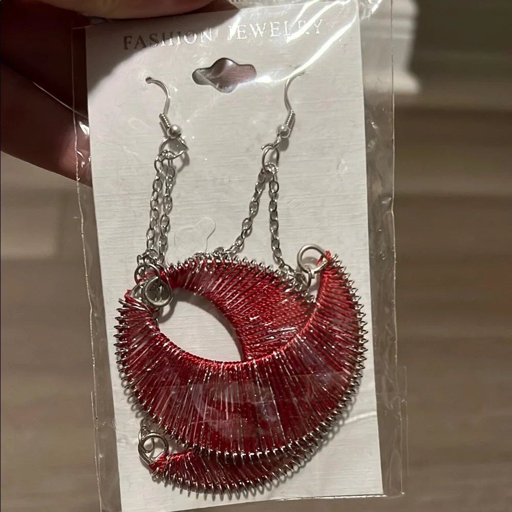 Fashion Jewelry Set - Black, Red, Green